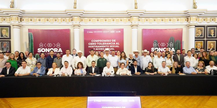 Crea Gobernador Durazo mecanismo de cero tolerancia al hostigamiento y acoso sexual laboral