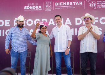 Beneficia Gobernador Durazo a 4 mil 500 familias del sur de Sonora con programa de Fortalecimiento Económico