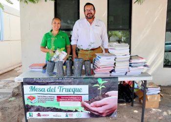 En Caborca inicia con éxito la Mesa del Trueque.
