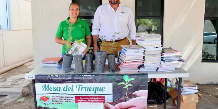 En Caborca inicia con éxito la Mesa del Trueque.