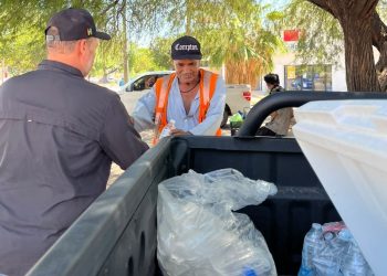 Apoya Gobierno Municipal a ciudadanía durante jornadas de hidratación