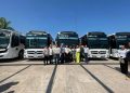 Gobernador Durazo cumple con entrega de nuevas unidades de transporte urbano para Ciudad Obregón