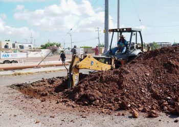 Inicia Ayuntamiento de Guaymas obra de pavimentación en sector Guaymas Norte