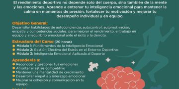 Invita Gobierno de Hermosillo al curso en línea “Inteligencia Emocional en el Deporte”