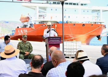 Con la expansión del Puerto de Guaymas, Gobernador Durazo inicia nueva era para el comercio exterior del noroeste