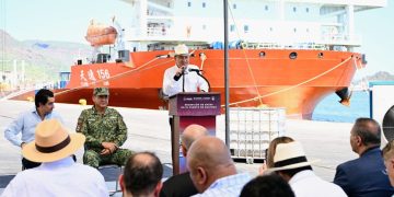 Con la expansión del Puerto de Guaymas, Gobernador Durazo inicia nueva era para el comercio exterior del noroeste
