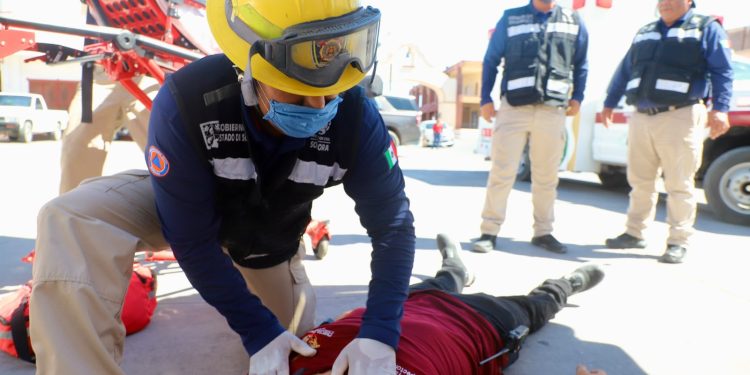 Se realiza en Sonora con éxito el Segundo Simulacro Nacional 2026