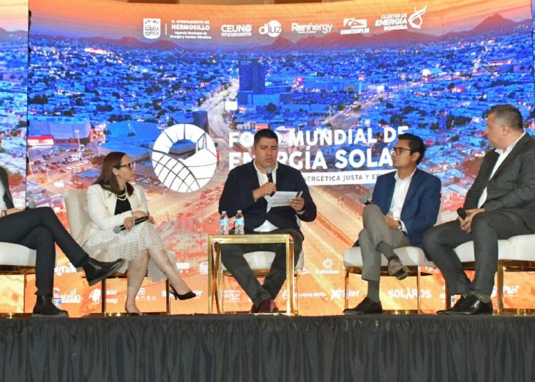 Analizan oportunidades para el desarrollo energético de Sonora en Foro Mundial de Energía Solar