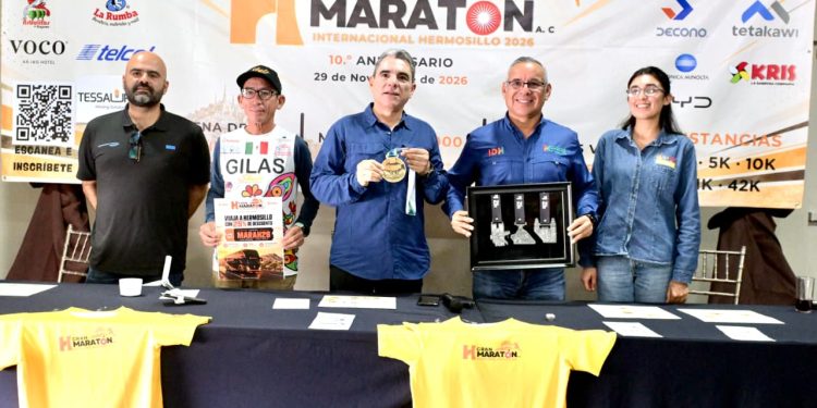 Supera los 2 mil 700 inscritos el Gran Maratón Internacional de Hermosillo 2026 a un mes de celebrarse