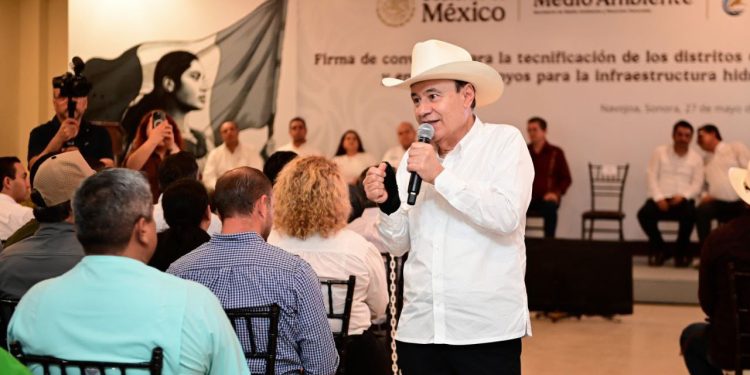 Destinan Durazo y Sheinbaum inversión superior a 5 mil millones para tecnificación de riego en el Mayo y Yaqui