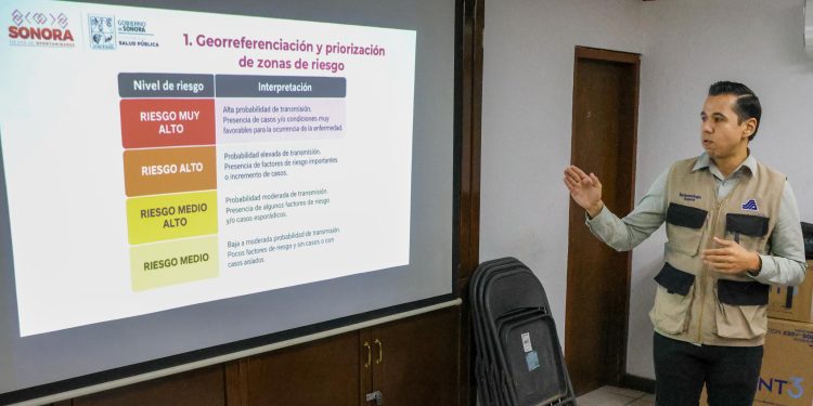 Coordinan acciones de salud en Guaymas tras afectaciones por huracán Polo
