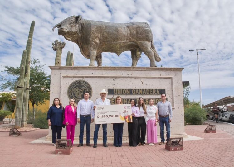 Recibe Gobierno de Sonora donativo de más de 1.6 millones de pesos para DIF Sonora