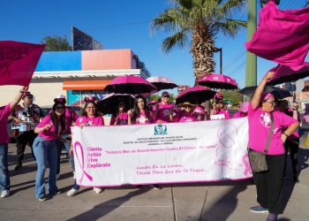 Caminan más de 2 mil sonorenses para promover la detección oportuna del cáncer de mama