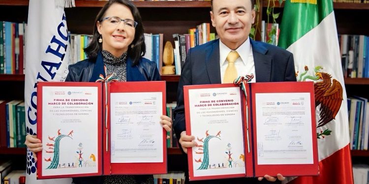 Gobierno de Sonora y Conahcyt firman convenios de trabajo