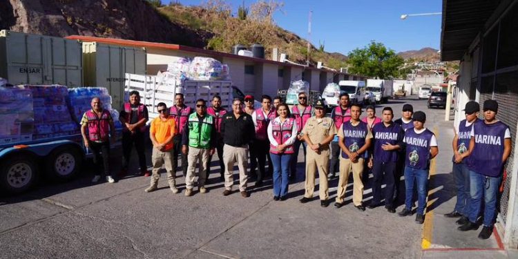 Entrega Gobierno de Sonora 111 toneladas de ayuda a familias afectadas en Guerrero por huracán Otis