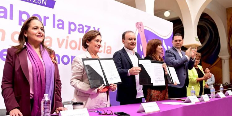 Vamos unidos sociedad y gobierno para tener un Sonora libre de violencia contra las mujeres: Alfonso Durazo