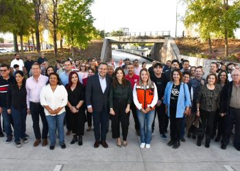 Pone en circulación Toño Astiazarán el puente de Luis Encinas y Veracruz