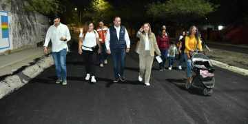 Supervisa Toño Astiazarán rehabilitación de bulevar en Villa Verde