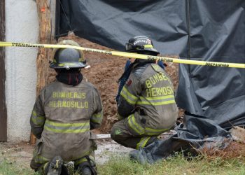 Atiende Departamento de Bomberos de Hermosillo fuga de gas en Villa del Sol