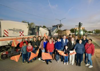 Lleva Toño Astiazarán más pavimentación al norte de Hermosillo