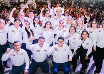 Celida y Froylán celebran en Caborca el arranque de Abraham “Cubano” Mier