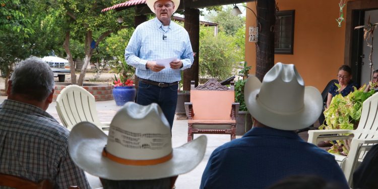 Recorre “El Borrego” Gándara zonas rurales de Hermosillo