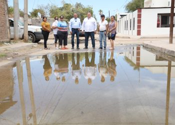 Pactan Beltrones y Jorge  García de León trabajar de la mano para arreglar problemas del agua y el drenaje colapsado en Navojoa