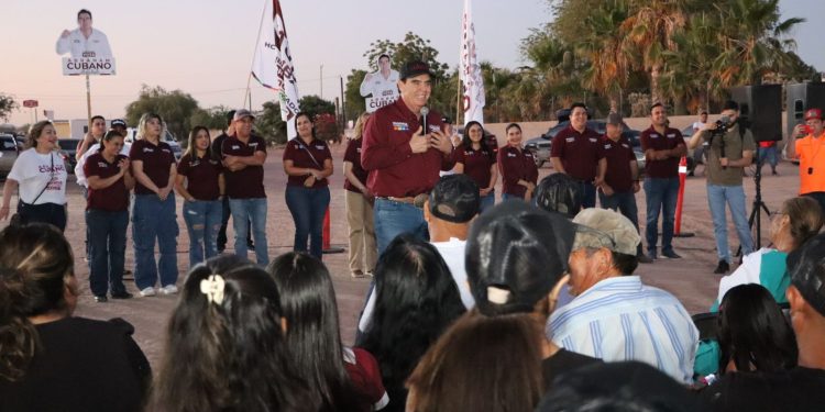 Gente de la costa de Caborca brindan total apoyo a “El Cubano Mier”