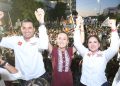 Celida y Froylán acompañan a la Dra. Claudia Sheinbaum en Hermosillo