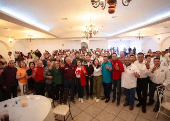 Los trabajadores de San Luis Río Colorado cierran filas para lograr el Plan C con Celida y Froylán