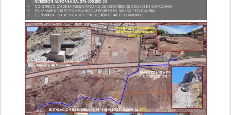Garantizará Gobierno de Sonora abasto de agua a la zona norte de Hermosillo