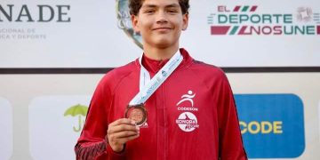 Alumno de Cobach Sonora gana bronce en Juegos Nacionales Conade 2024 en decatlón