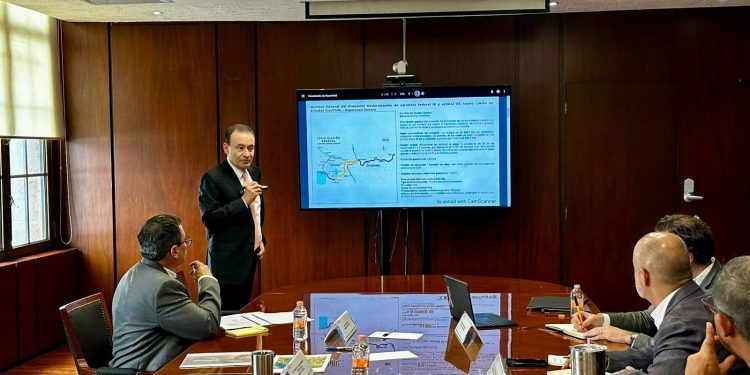 Trabaja Gobernador Durazo en nuevos proyectos de infraestructura con SICT