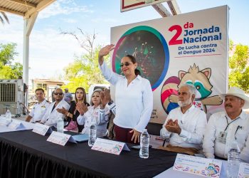 Ayuntamiento de Guaymas, lleva la  Primera Jornada Nacional de Salud contra el Dengue en San José