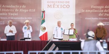 Pueblos yaquis dan gracias al presidente AMLO, al Gobernador Durazo y que siga el Plan de Justicia a presidenta Sheinbaum