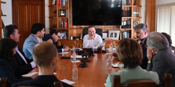 Potencia Gobernador Durazo proyectos estratégicos del Plan Sonora con directivos del Banco Mundial y Puerto de Amberes