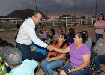 Entrega Toño Astiazarán rehabilitación de bulevar Santa Inés en Villa Verde