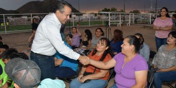 Entrega Toño Astiazarán rehabilitación de bulevar Santa Inés en Villa Verde