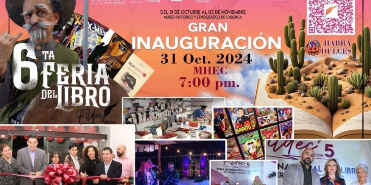 Inició la Feria Internacional del Libro del Desierto Caborca 2024