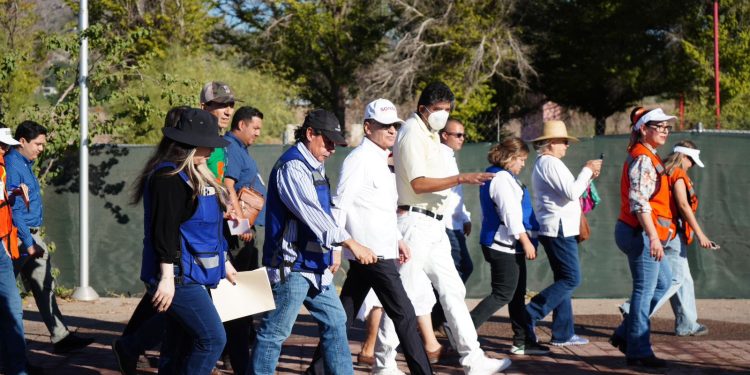 Supervisa Gobernador Durazo avance del 60% de rehabilitación de La Sauceda