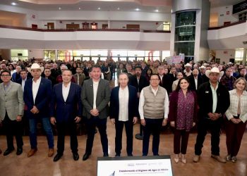 Gobernador Durazo garantiza abastecimiento de agua para municipios de Sonora
