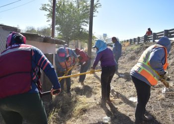 Continúan las Jornadas de Limpieza de espacios públicos en Caborca