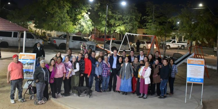 Cumple Toño Astiazarán a residentes de Los Olivos con rehabilitación de parque