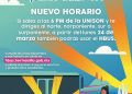 Se agregan nuevos horarios al HBus en tres rutas desde la UNISON