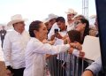 Gobernador Durazo y presidenta Sheinbaum dan  inicio de obra carretera Bavispe-Janos-Nuevo Casas Grandes
