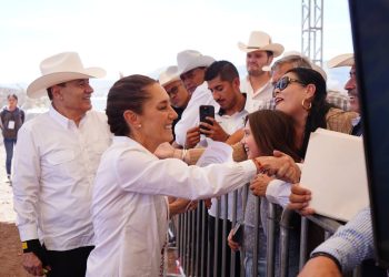 Gobernador Durazo y presidenta Sheinbaum dan  inicio de obra carretera Bavispe-Janos-Nuevo Casas Grandes