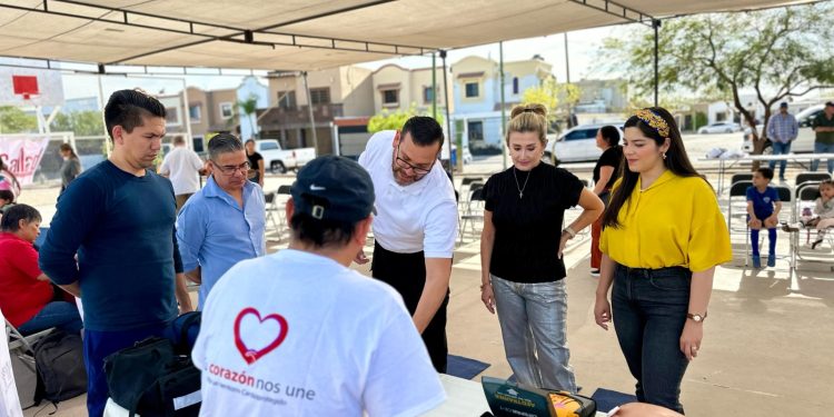 Las diputadas Ely Sallard y Amairany Peña acercan servicios gratuitos a vecinos de Villa Bonita de Hermosillo