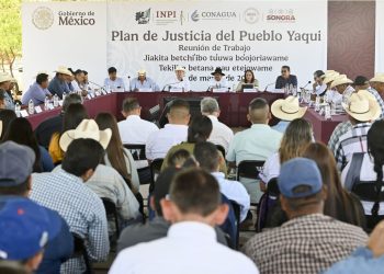 Gobernador Durazo avanza con acciones del Plan de Justicia Yaqui para fortalecer infraestructura hídrica
