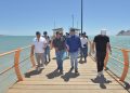 Impulsa Toño Astiazarán el turismo con puerta en muelle de Bahía de Kino y anuncia nuevo andador peatonal