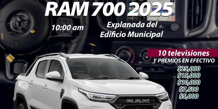 “Mañana es la rifa del RAM 700 último modelo, para los contribuyentes que pagaron sus prediales: Cubano Mier”